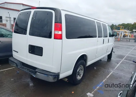 2020 Chevrolet Express Passenger Rwd 3500 Extended Wheelbase Lt из США, поврежденный, VIN 1GAZGPFG9L1148820
